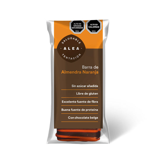 Alea barra almendra trufa naranja chocolate bitter 61g