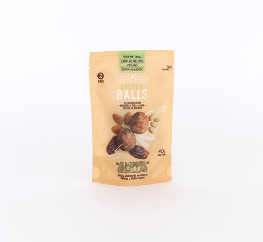 Smart Snack Energy Balls Semillas de Calabaza y Almendra 40g