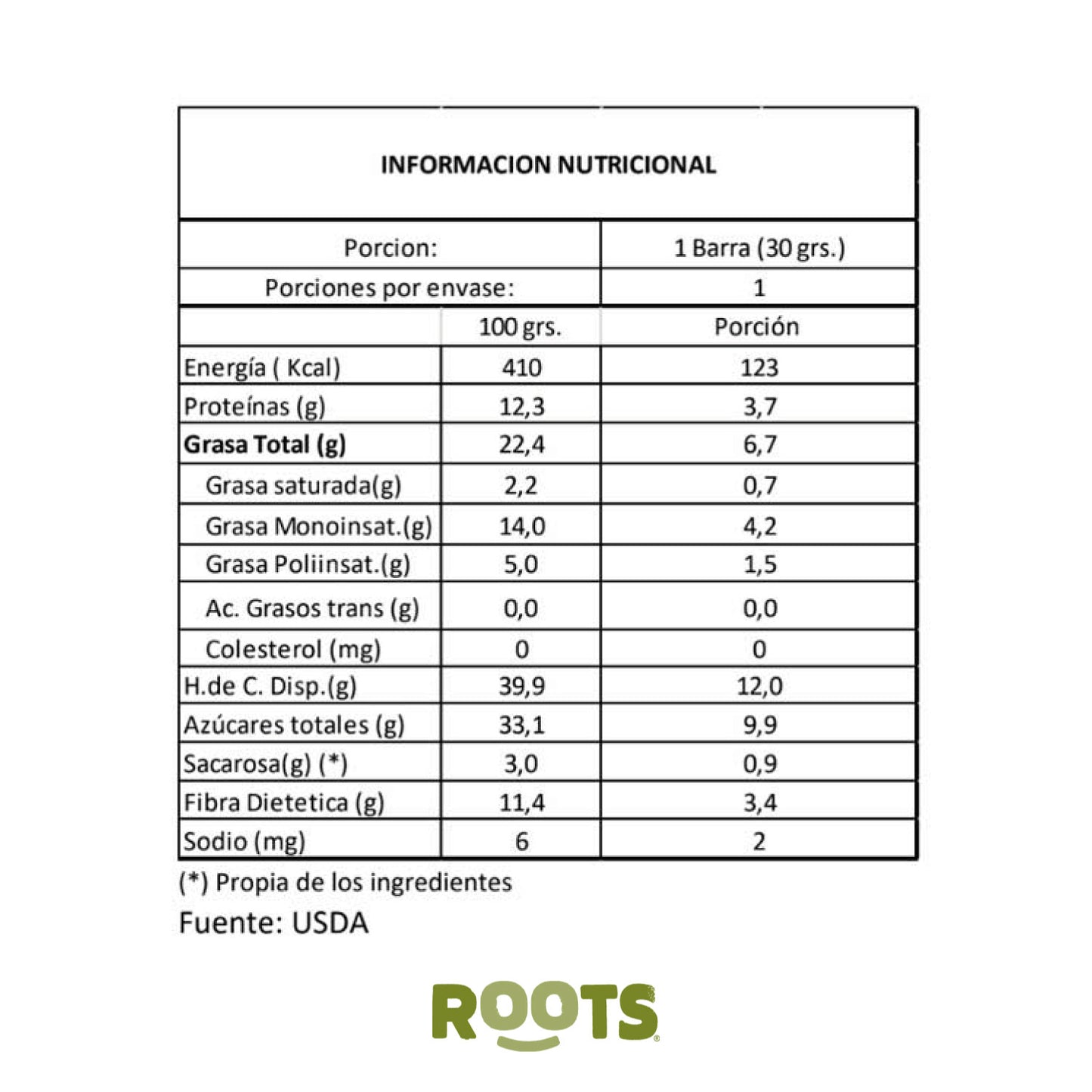 Caja Roots Bar mix de sabores (15 unid.)