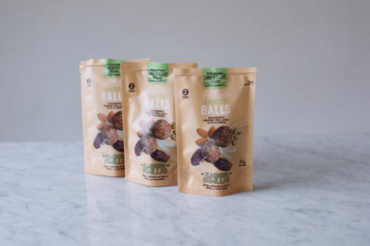 Pack 12 Envases individuales Energy Ball Semillas de Calabaza - Almendra