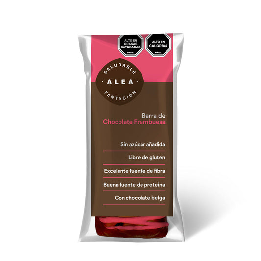 Alea barra almendra frambuesa chocolate bitter 61g