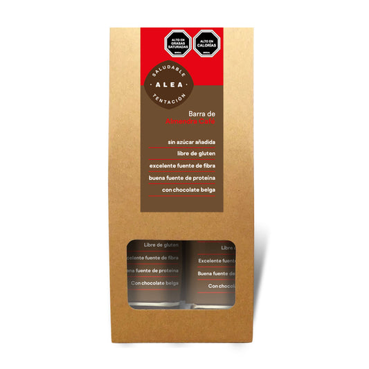 Alea barras almendra trufa cafe chocolate bitter 122g