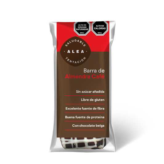 Alea barra almendra trufa cafe chocolate bitter 61g