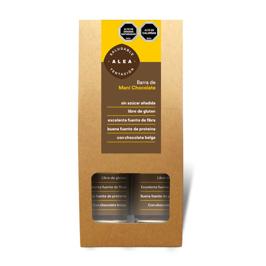 Alea barras mani trufa chocolate bitter 122g