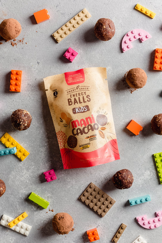 Pack 12 Envases individuales Energy Balls Mani-Cacao KIDS