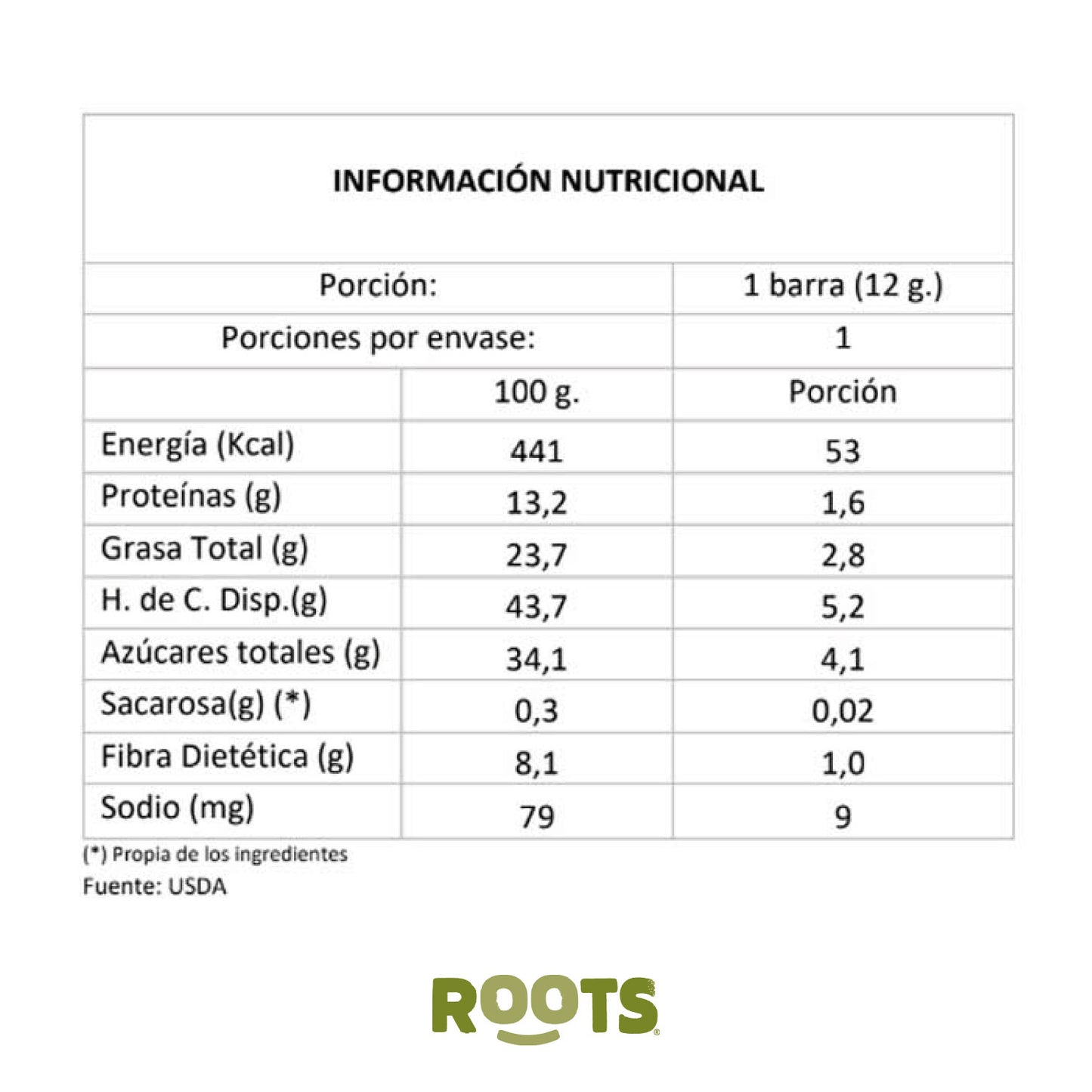 Mini Roots Bar mix de 3 sabores 12g (10 unid)